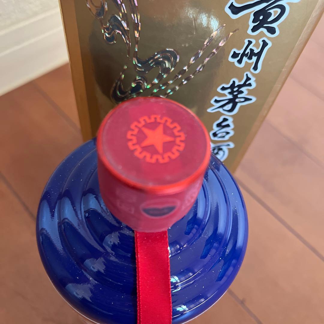 貴州茅台酒 マオタイ酒 500ml 2021年　青ボトル