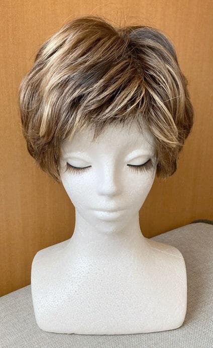 パープルプル　フォンテーヌ　VALAN　人毛MIX　グラデーションショート