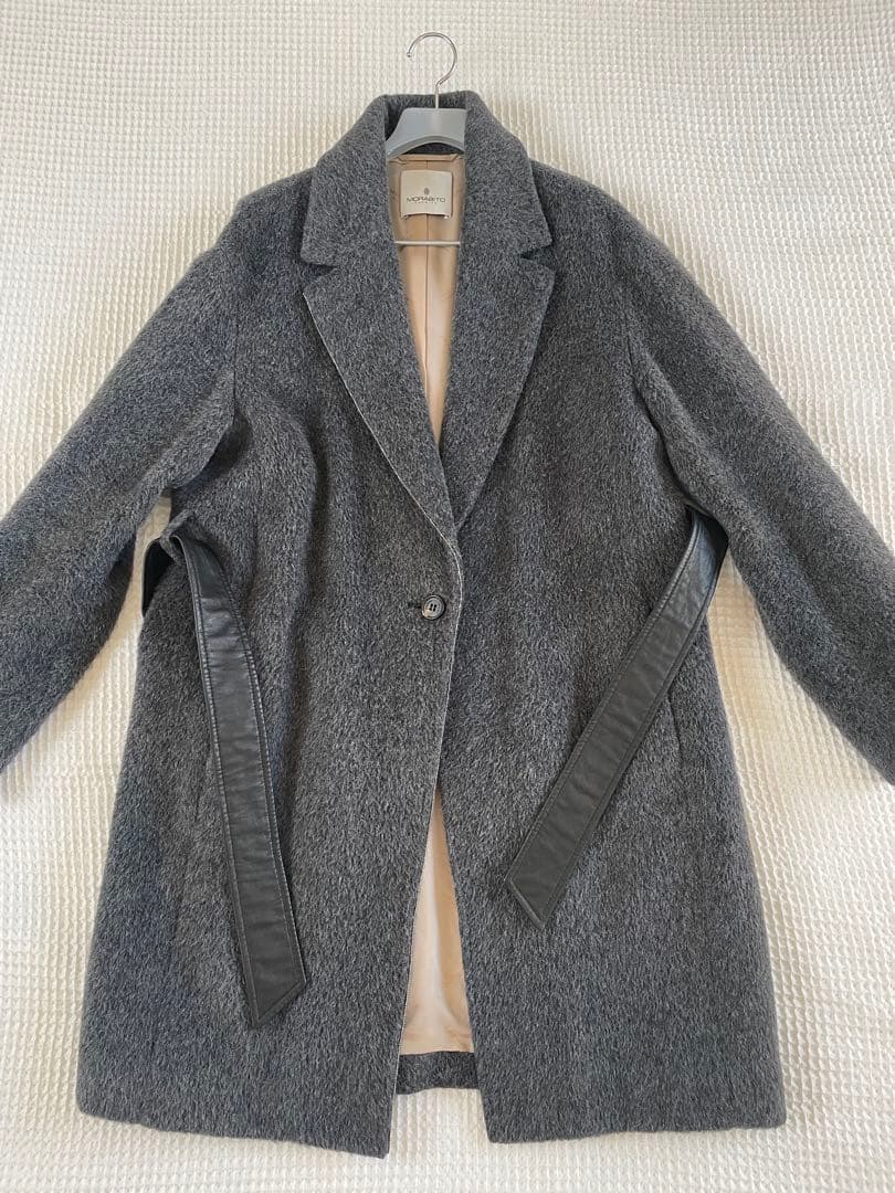 【美品】MORABITO PREMIER アルパカ　シングル　 チェスターコート