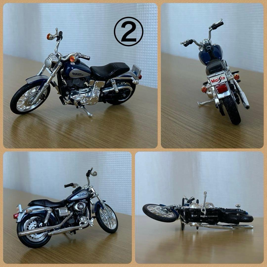 MAISTO ハーレーダビッドソン等　ミニバイク模型　フィギュア　５台セット