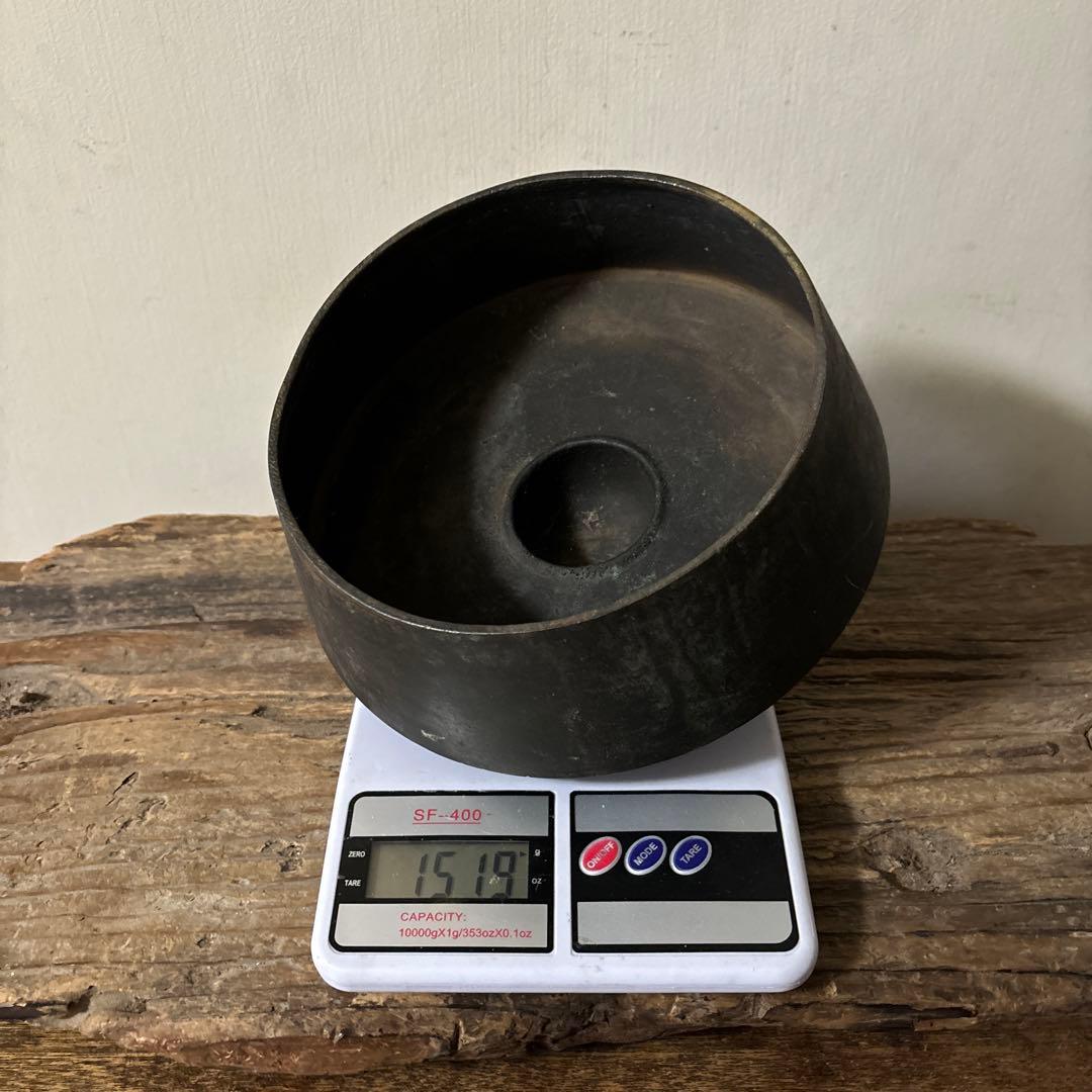 時代　銅鑼　銅鑼桴　鳴り物　だんじり鉦　祭鉦　双盤　鉦吾　鉦鼓　古美術　検:李朝