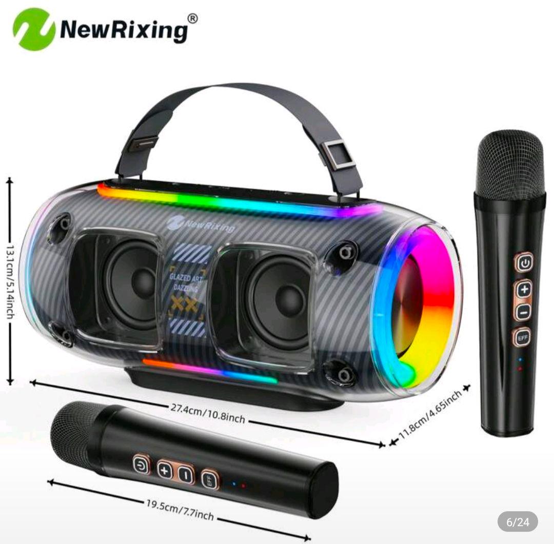 NewRixing ワイヤレススピーカー 30W