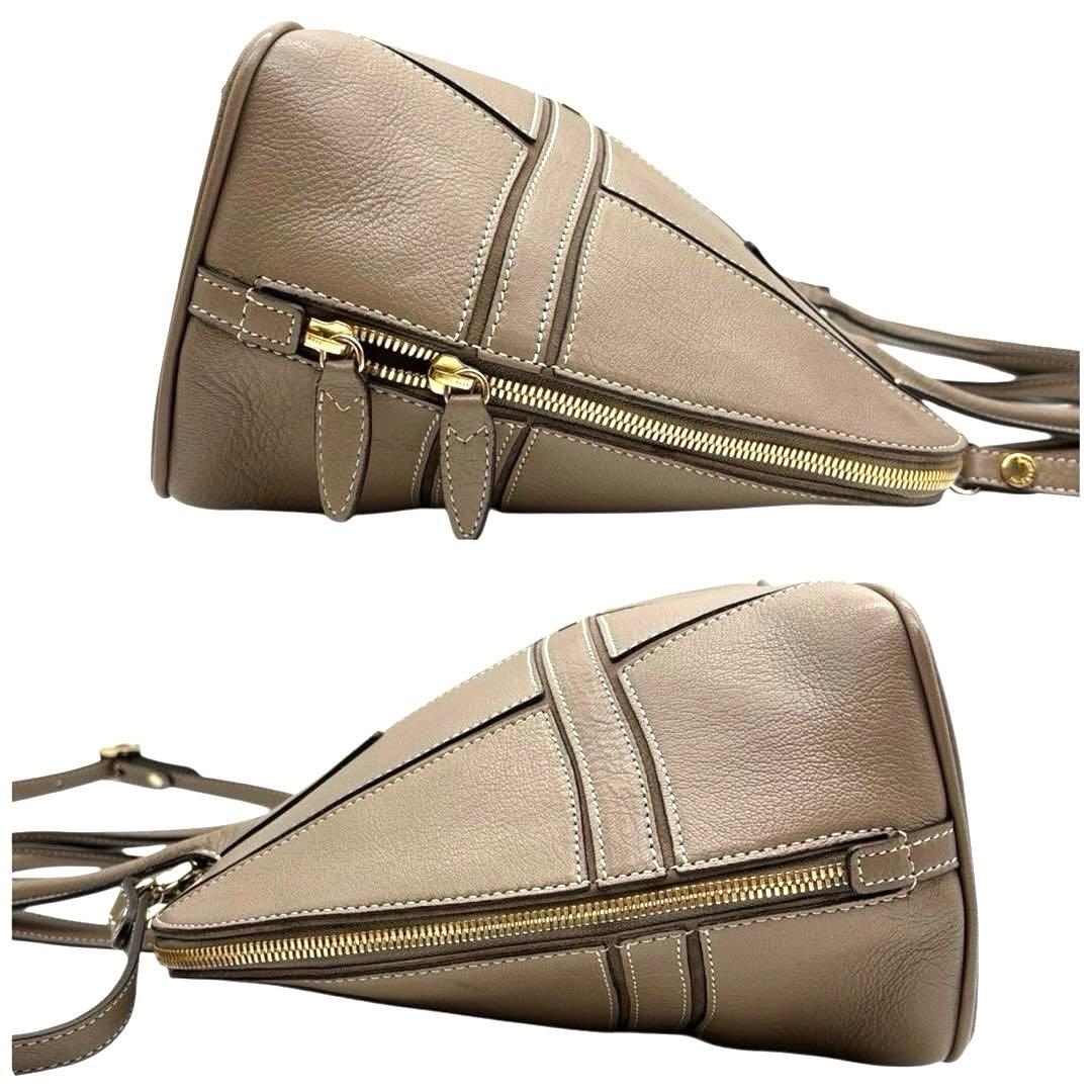 美品◎ゲラルディーニ 2way 斜めがけ ショルダーバッグ ミニボストン レザー