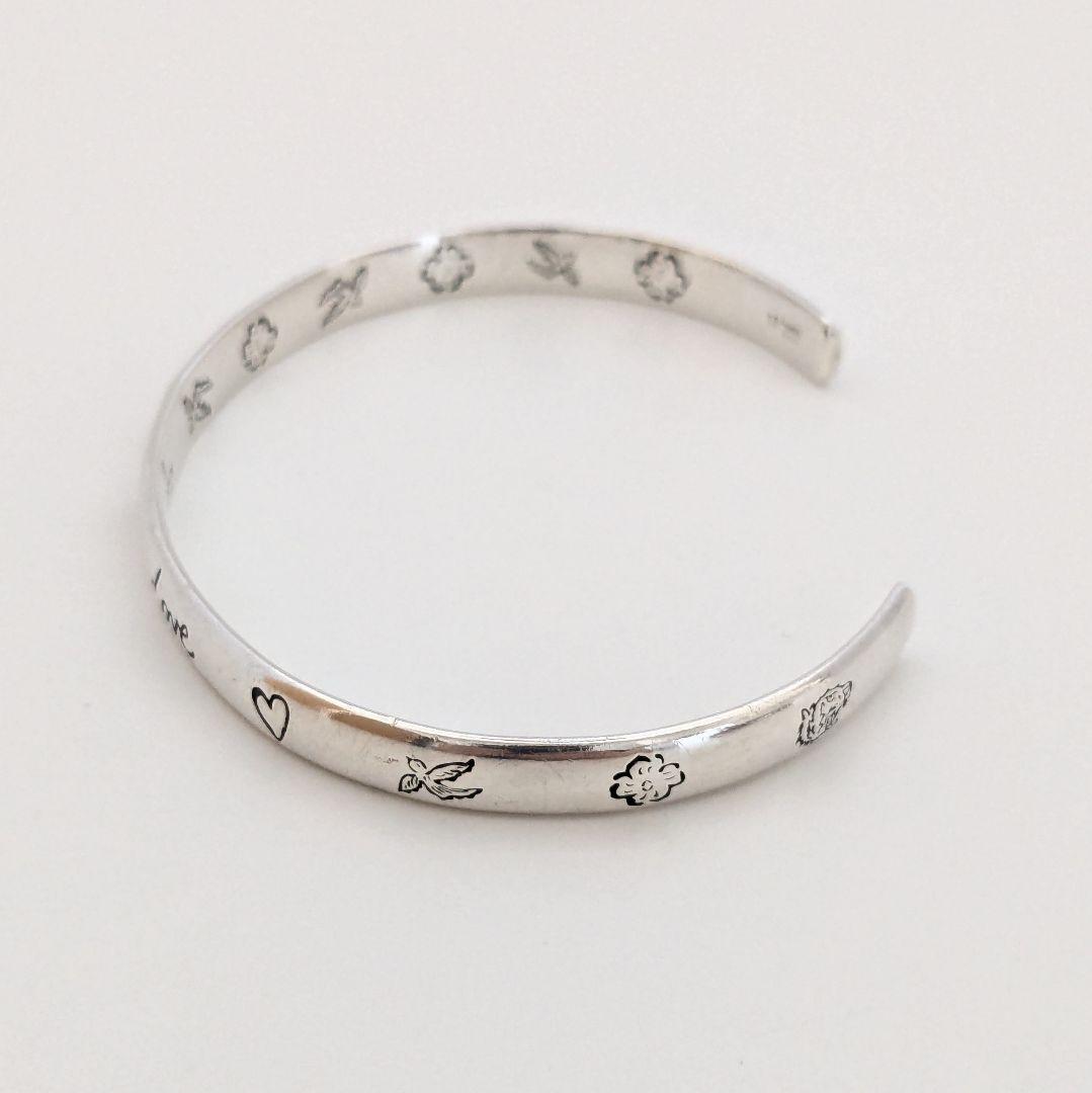 美品 GUCCI グッチ Blind For Love バングル ブレスレット