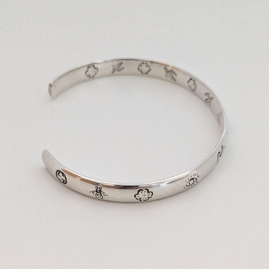美品 GUCCI グッチ Blind For Love バングル ブレスレット