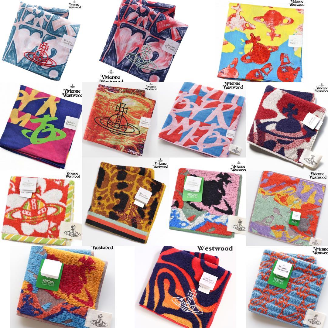 yuc☆新品タグ付き ヴィヴィアンウエストウッド タオルハンカチ 14枚