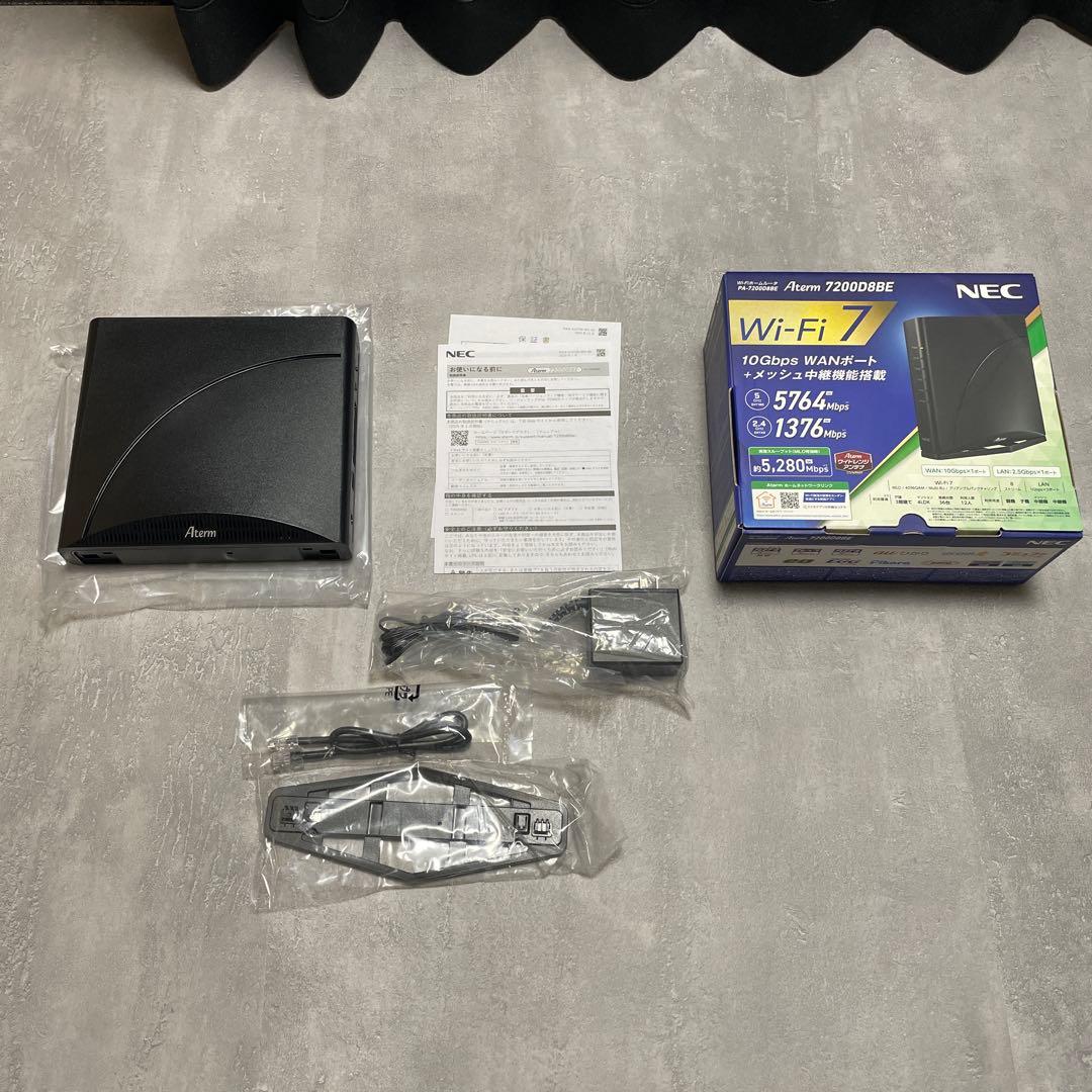 NEC Aterm PA-7200D8BE wifiルーター