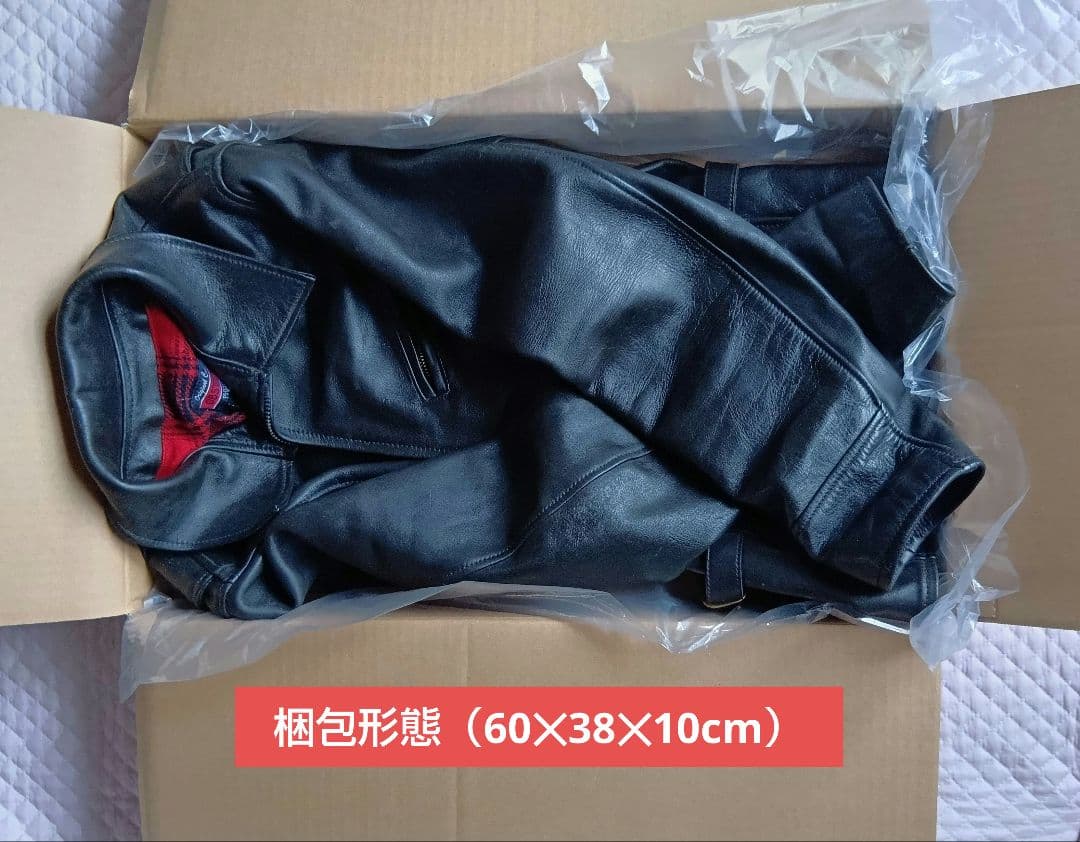 フェローズ　レザー・ジャケット（馬革）　ブラック　サイズ 40（メンズL）