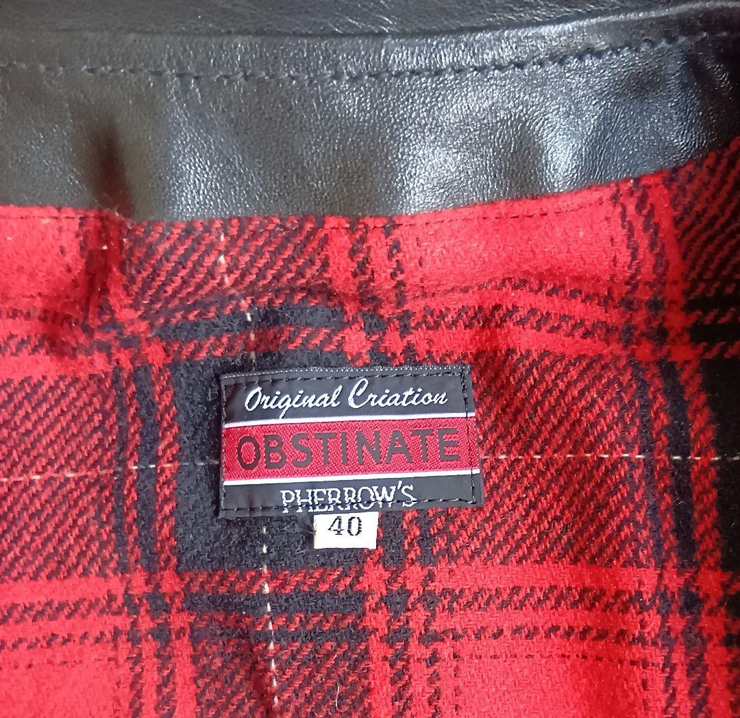 フェローズ　レザー・ジャケット（馬革）　ブラック　サイズ 40（メンズL）