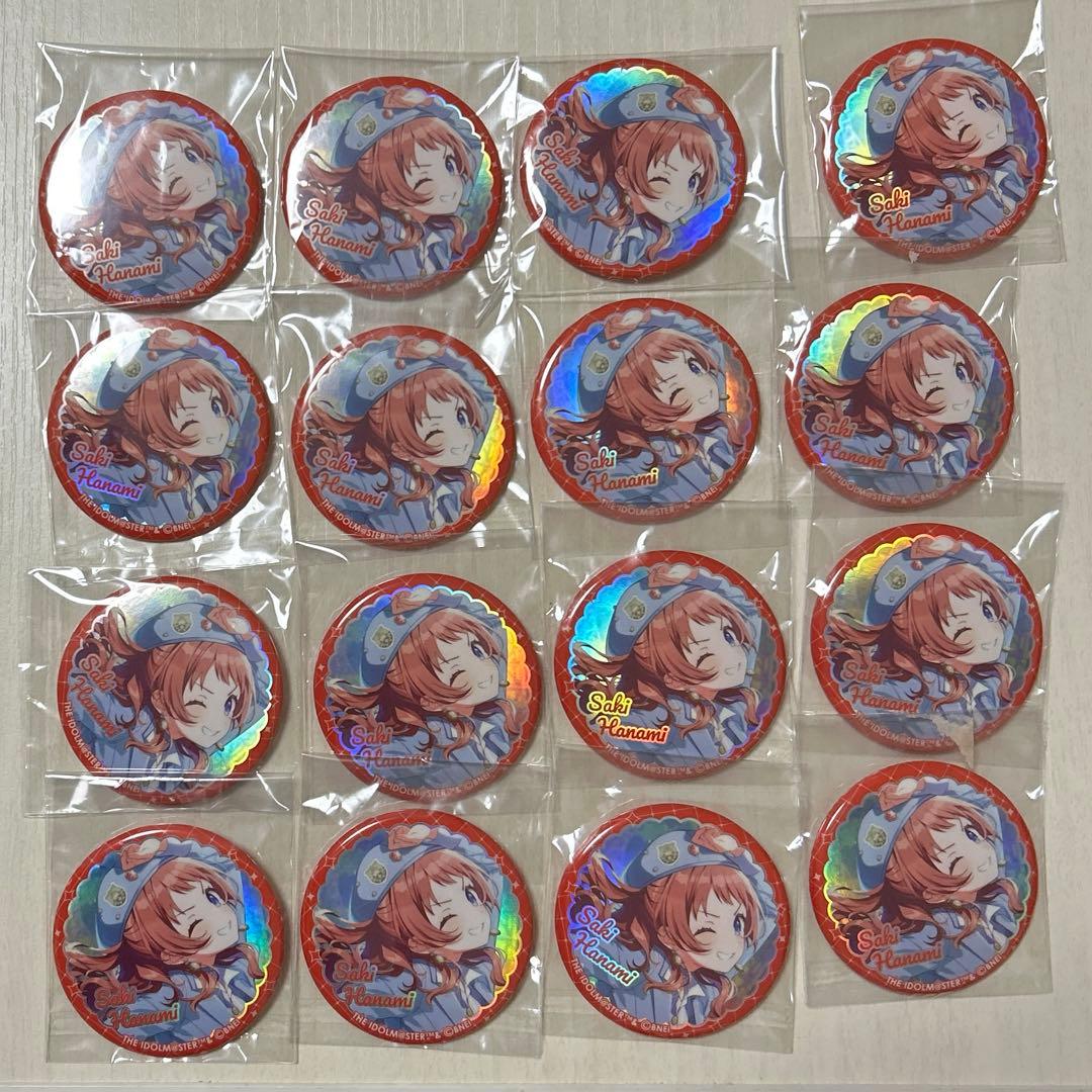 学園アイドルマスター　学マス　花海咲季　オーロラ缶バッジ