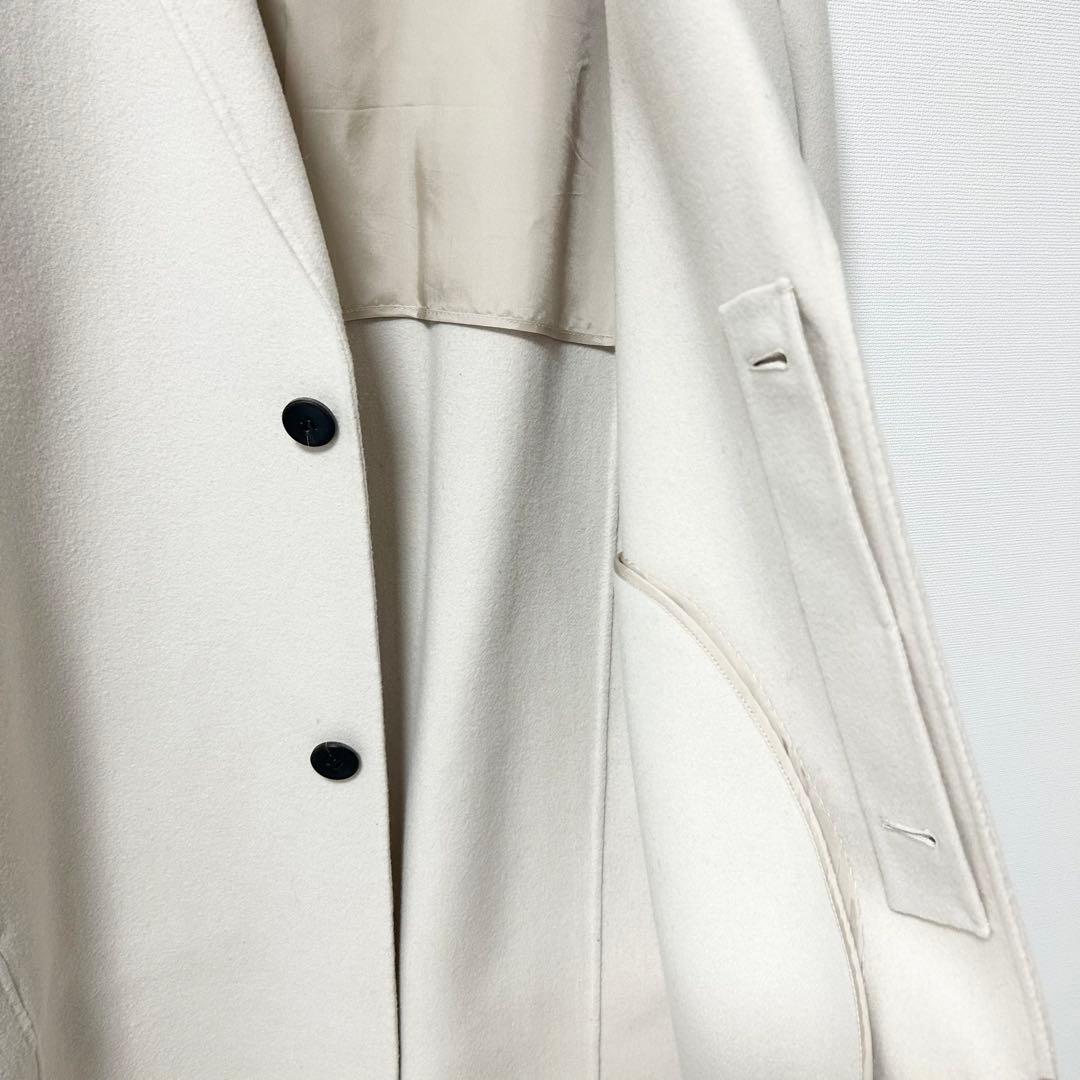 GALERIE VIE ライトメルトン チェスターコート　ライトベージュ　34