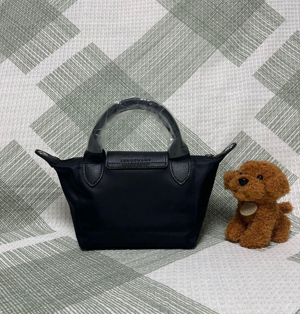 《LONGCHAMP》プリアージュ トップハンドバッグ　XS/黒