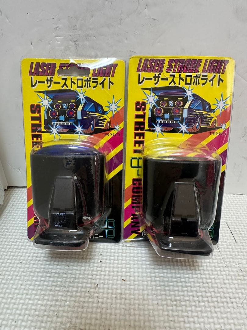 当時物レーザーストロボクリア1個ブルー1個検索AF18ディオ/旧dio/クレタク