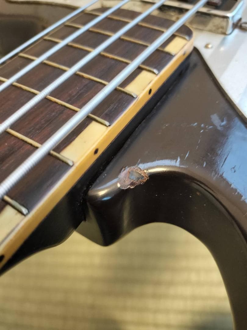 TEISCO NB-1 テスコ ビンテージベース ビザール ヘッド補修跡有