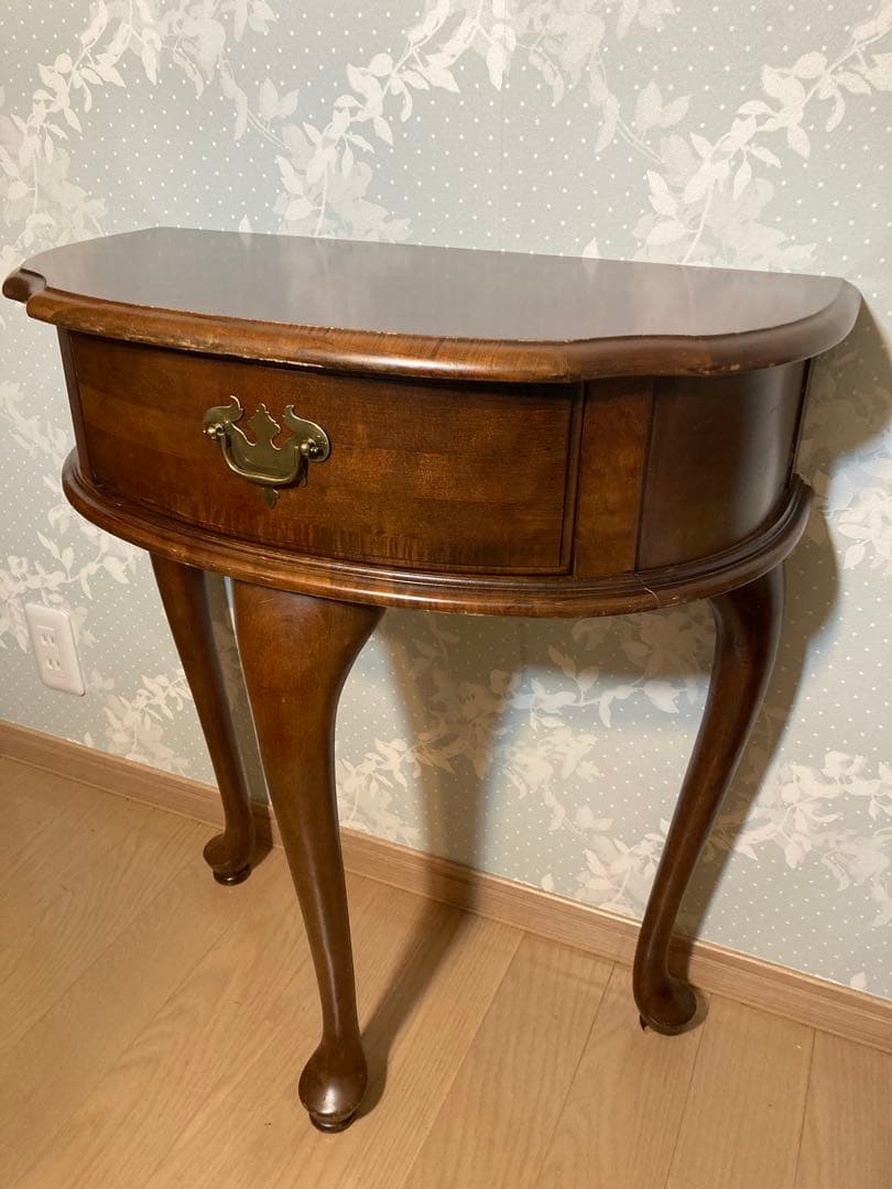 アンティーク コンソールテーブル　飾り棚　猫足　猫脚