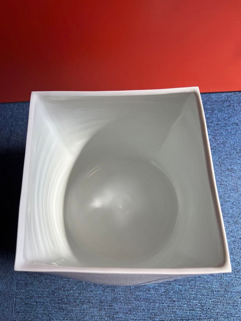 1073 藤井朱明作　色絵人物　花瓶　花生　未使用