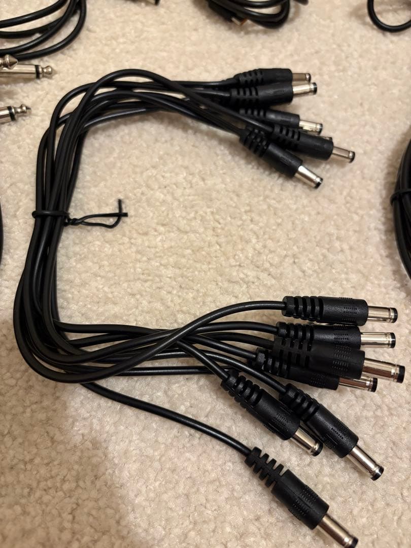 エフェクター　ペダルボード　パッチケーブル大量まとめ