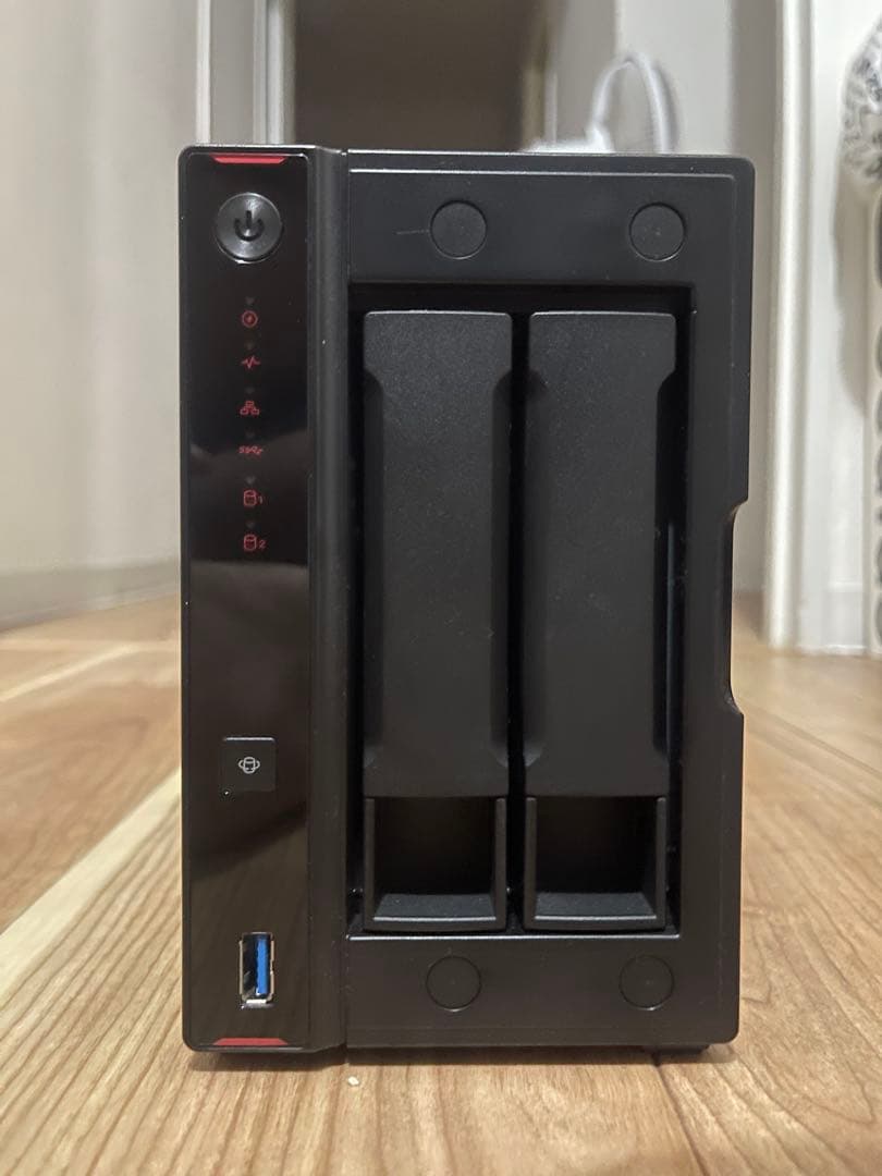 ASUSTOR AS5202T 6GB RAM増設 2ベイ NAS