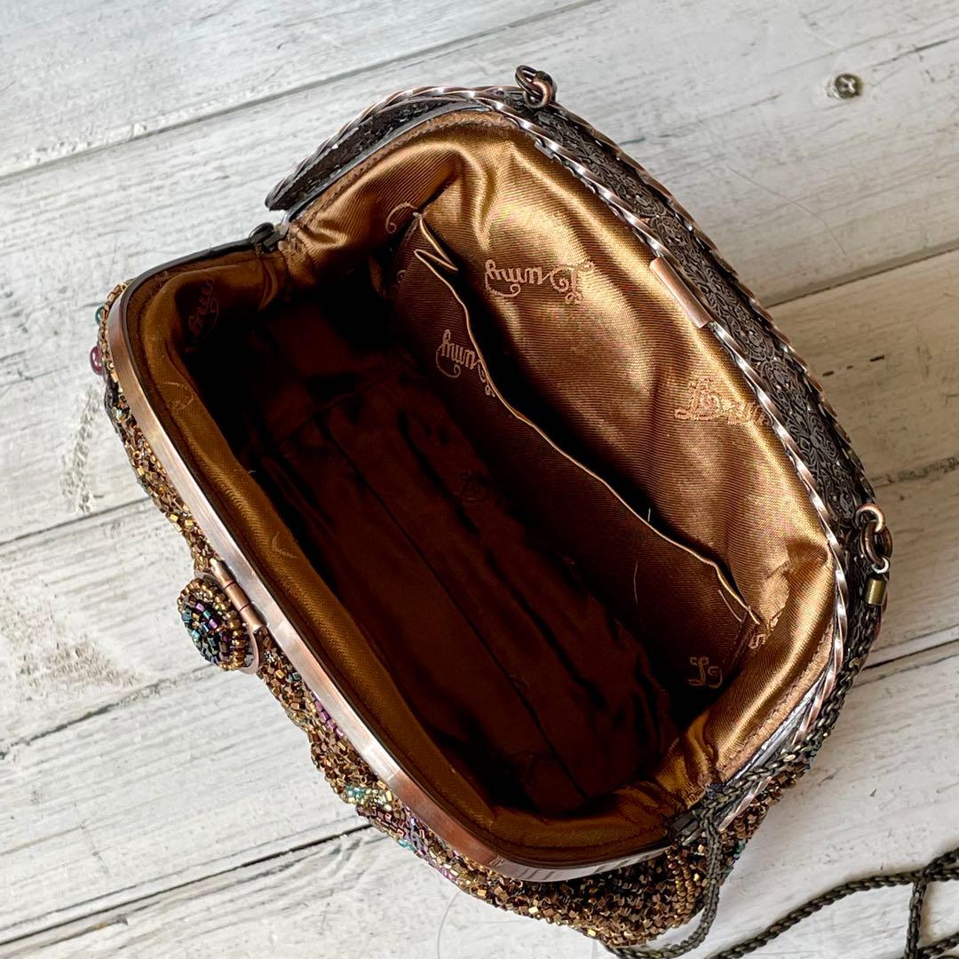 Lumy ビーズ刺繍 パーティーバッグ クラッチバッグ ビジュー