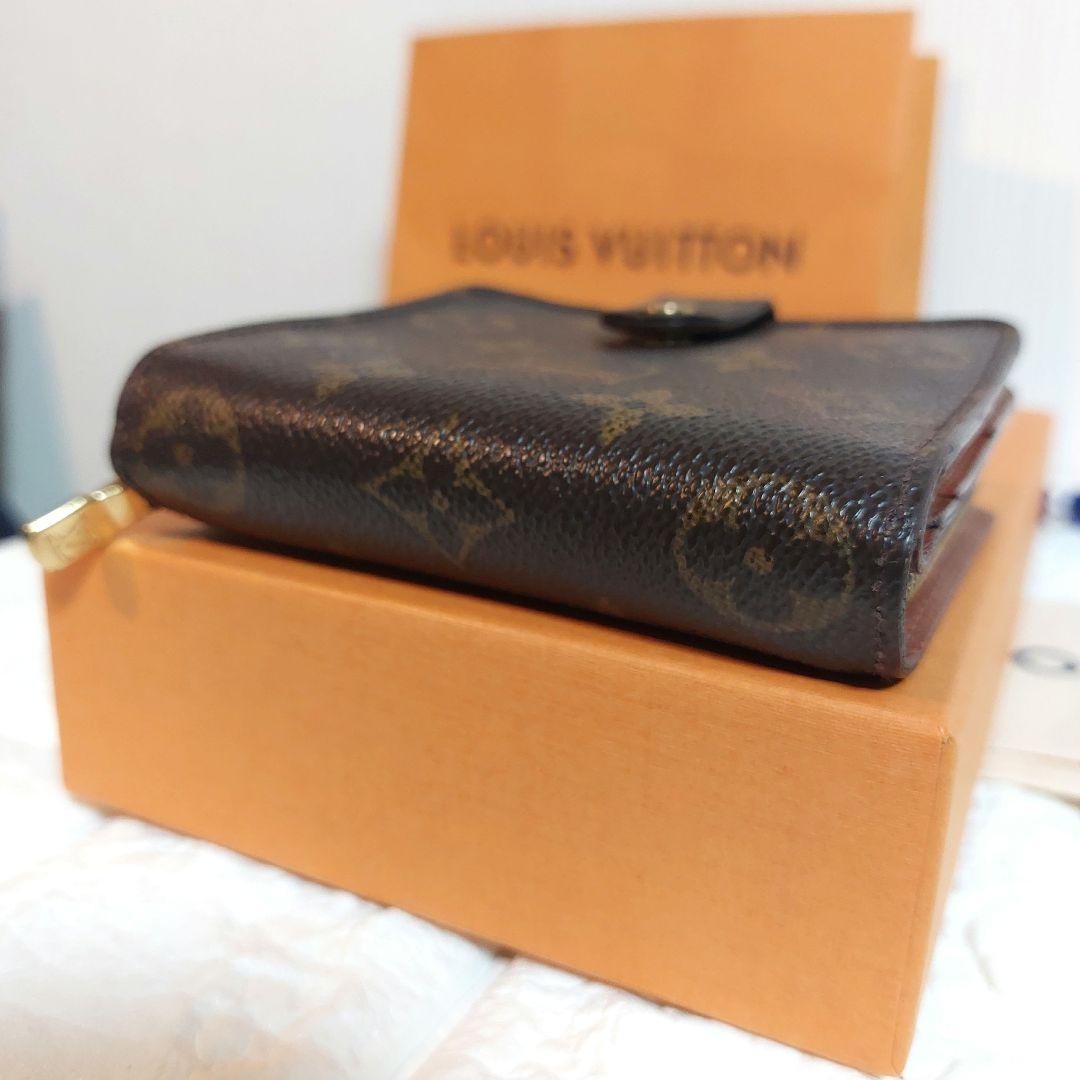 美品 Louis Vuitton ルイヴィトン コンパクトジップ 二つ折財布