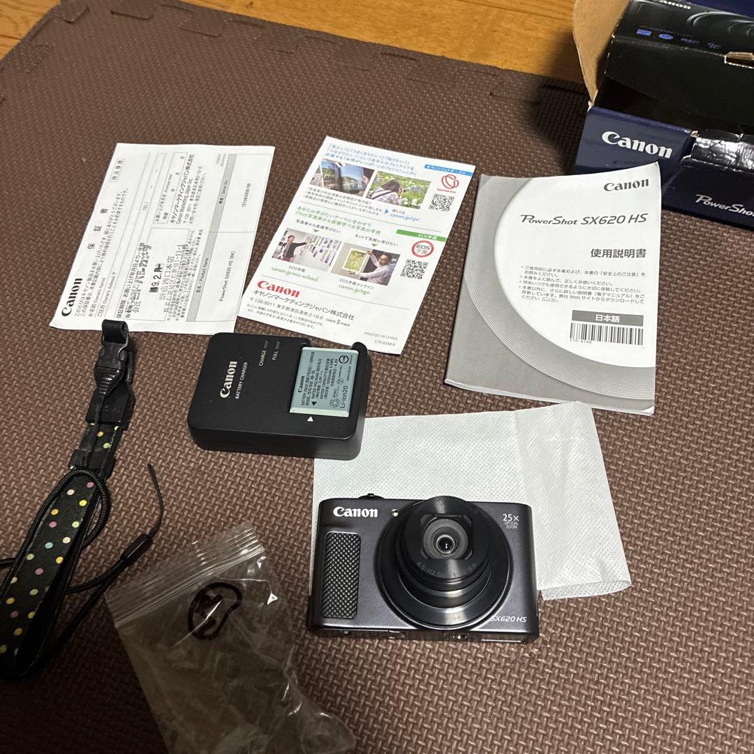 ‼️✨超美品✨Canon SX620 HS デジタルカメラ　箱付きバッテリー2個