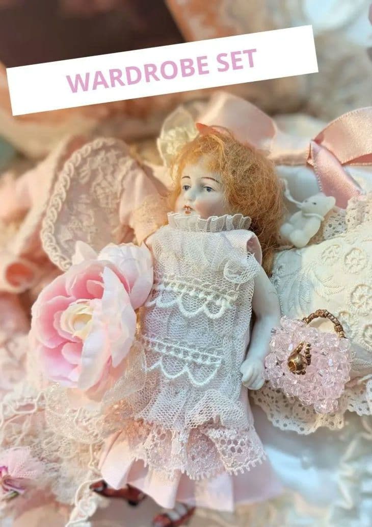 お衣装セット　Handmade　ミニョネット　ビスクドール　着せかえ