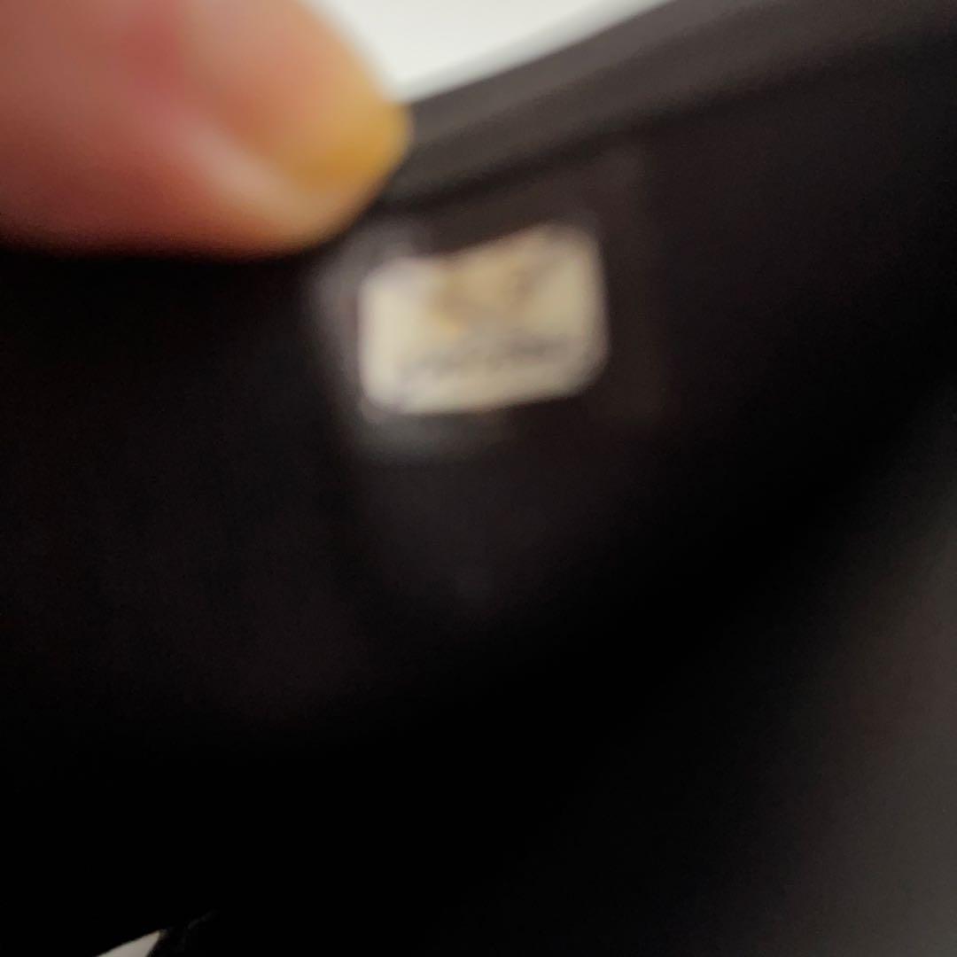 CHANELの三つ折り財布　ラムスキン美品