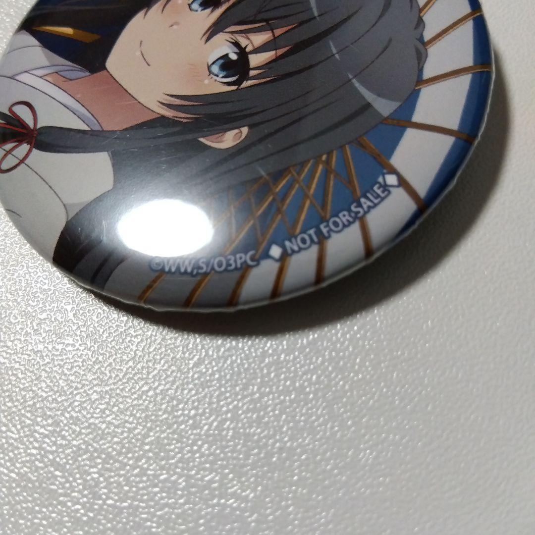 【俺ガイル】雪ノ下雪乃 紅葉狩り 特典 缶バッジ