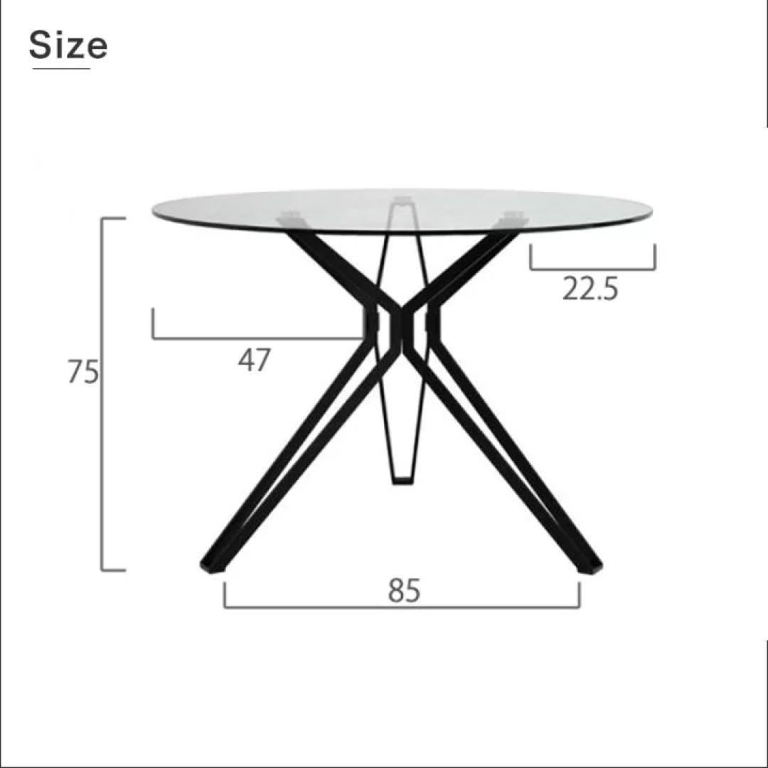 geo ジオ クラスティーナ　ガラステーブル 丸ガラス 直径110cm