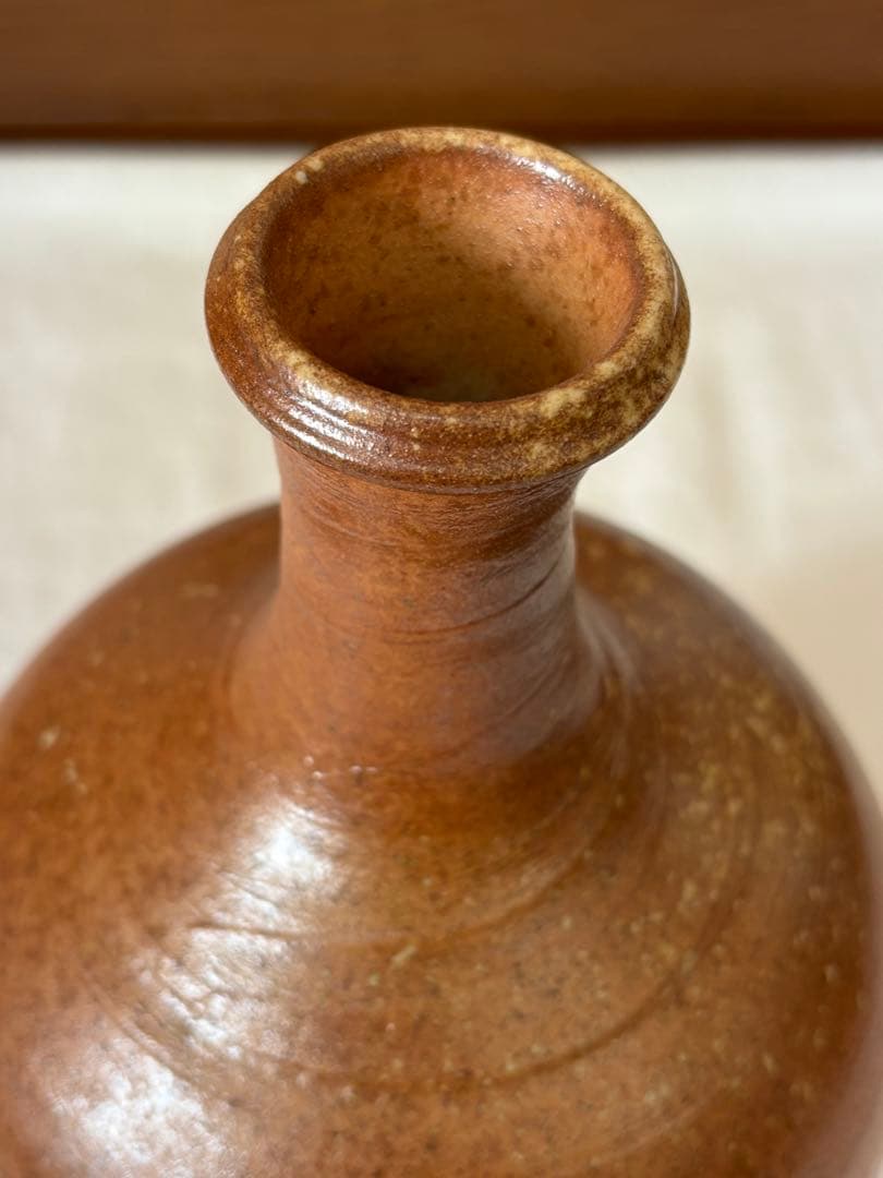 信楽焼　大徳利　花瓶アンティーク置物　骨董品　唐九郎釜