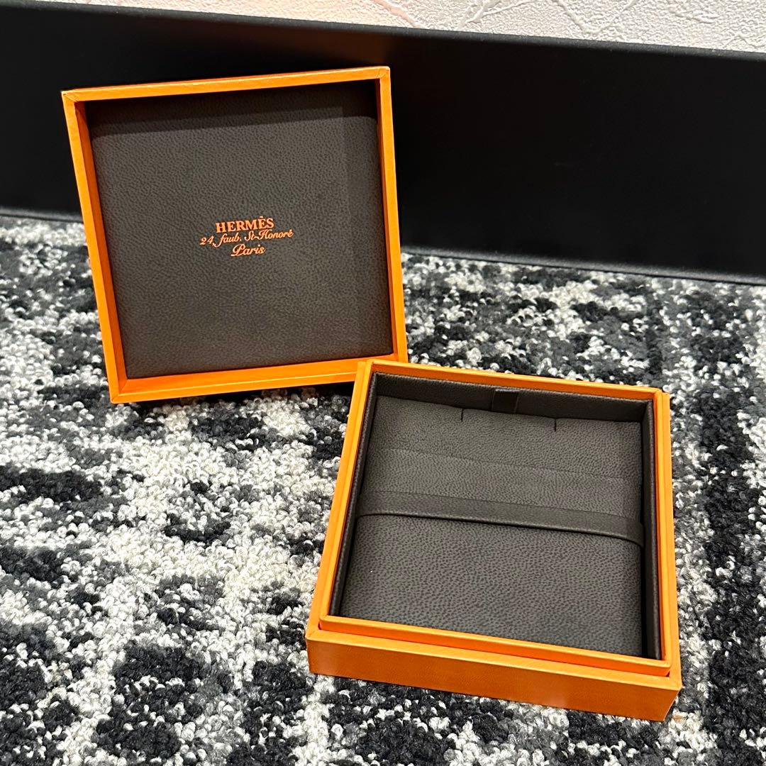 ㊱HERMES　エルメス　オレンジ　空箱　小物・アクセサリー入れ　8個セット