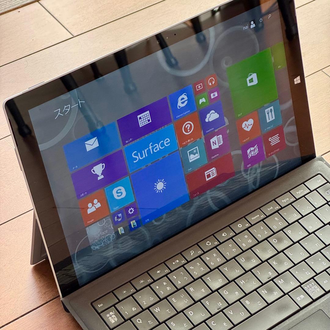 （一部不具合有り）Surface Windows 8.1 Pro3 256GB