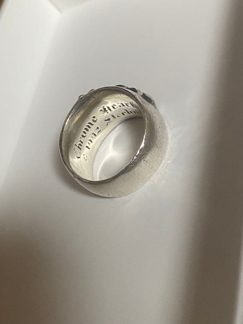 クロムハーツ　フローラルクロスリング　17号