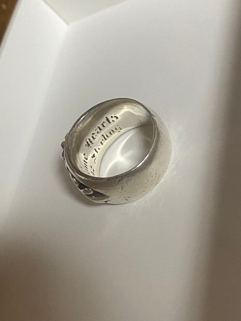 クロムハーツ　フローラルクロスリング　17号