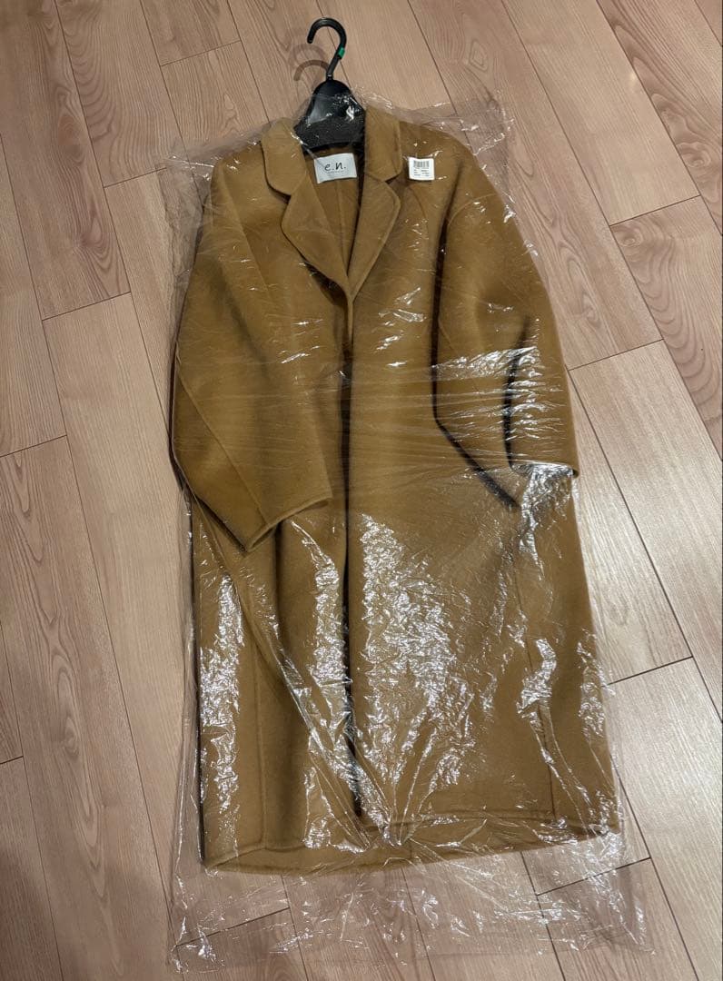 新品未使用 evernavy リバー ロング コクーン ウールコート M