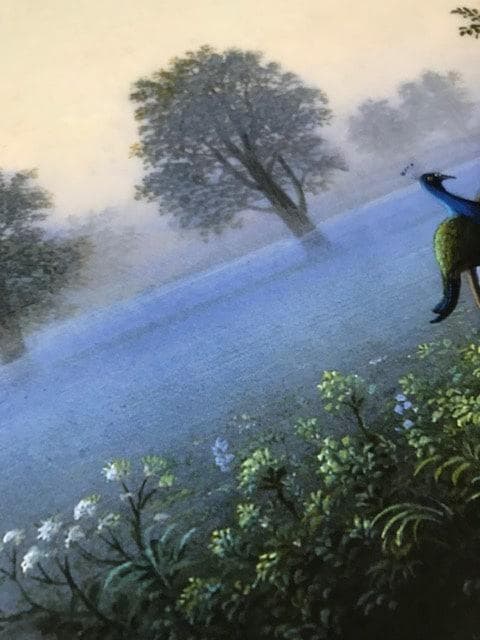 限定品！額装済/The Blue Sofa（ミヒャエル ゾーヴァ）/ポスター