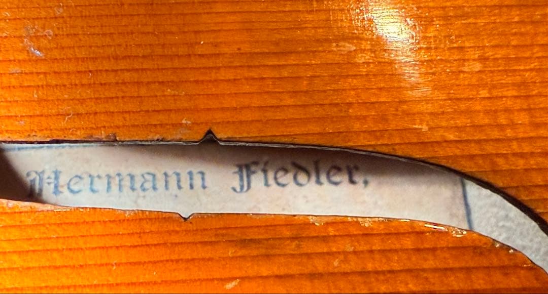 【ドイツ製】Hermann Fiedler ヴァイオリン＋ドイツ製弓