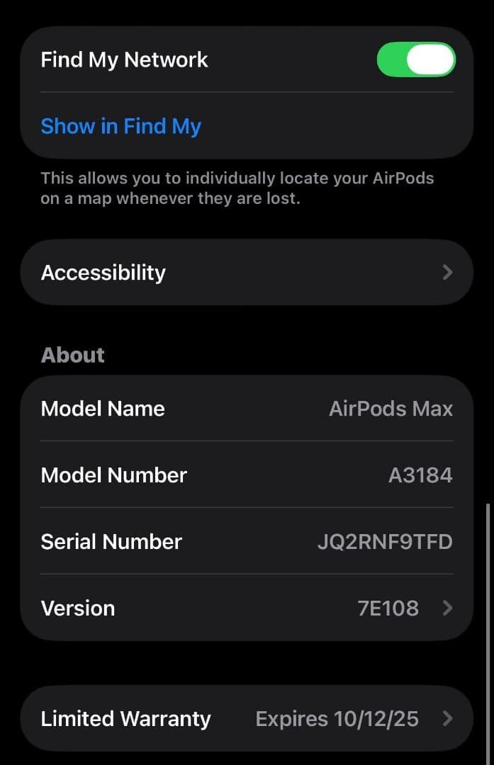 AirPods MAX 第2世代 ミッドナイト