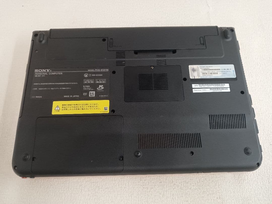 √ VAIO PCG-61311N ストレージ無　メモリ8G