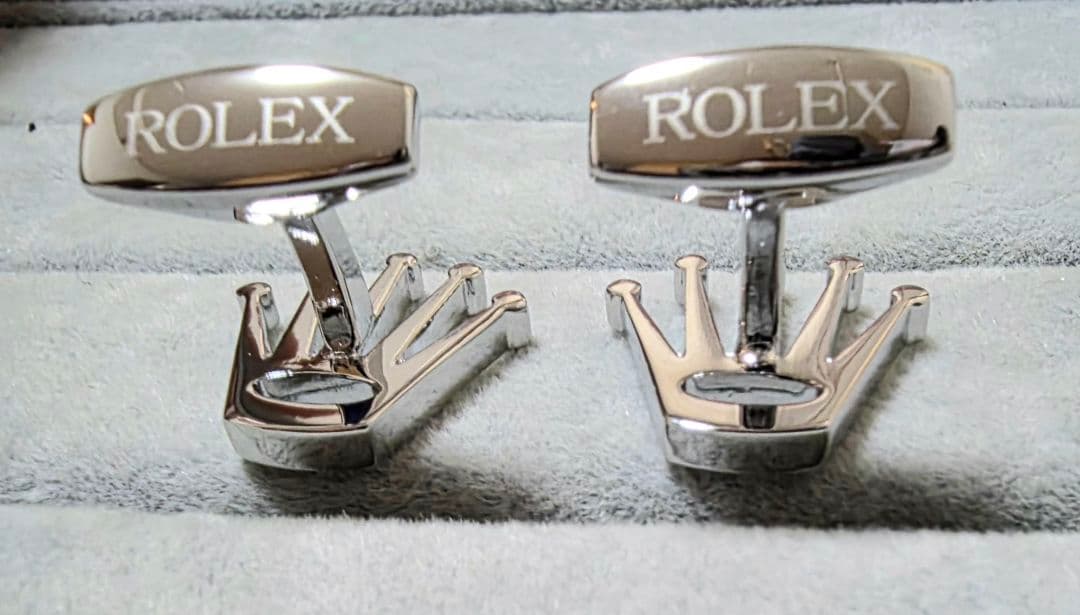 ロレックス　ボールペン2本・カフスセット　グリーン・レッド　新品