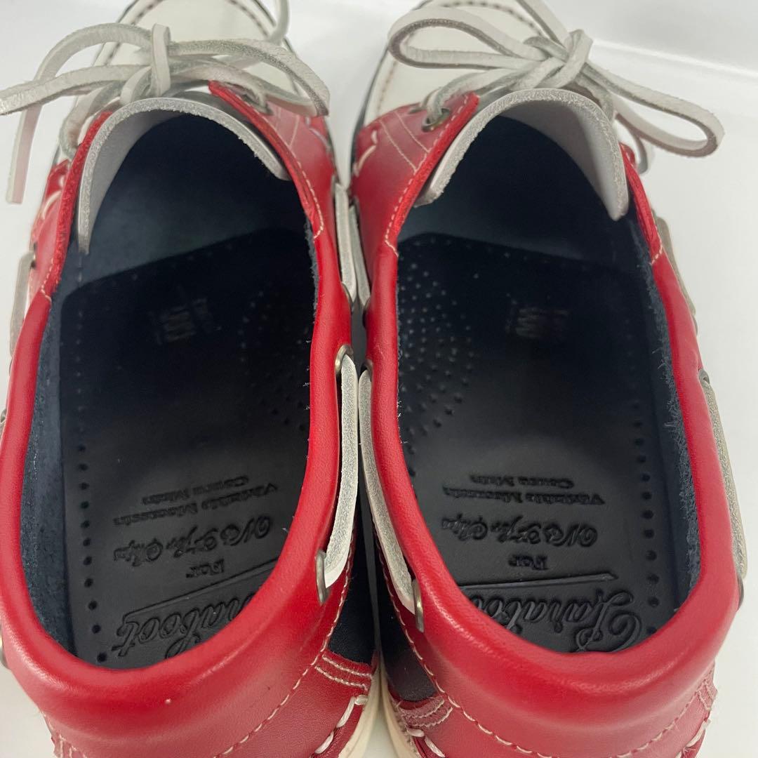 パラブーツ 0504 デッキシューズ トリコロール　レザー