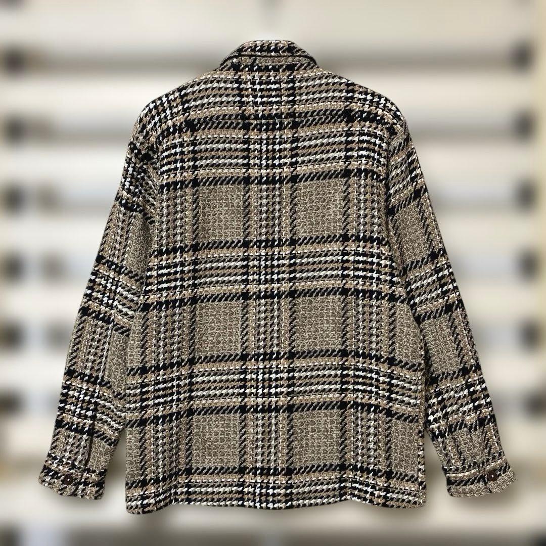 美品！wax london ワックスロンドン バスケットチェックシャツ M