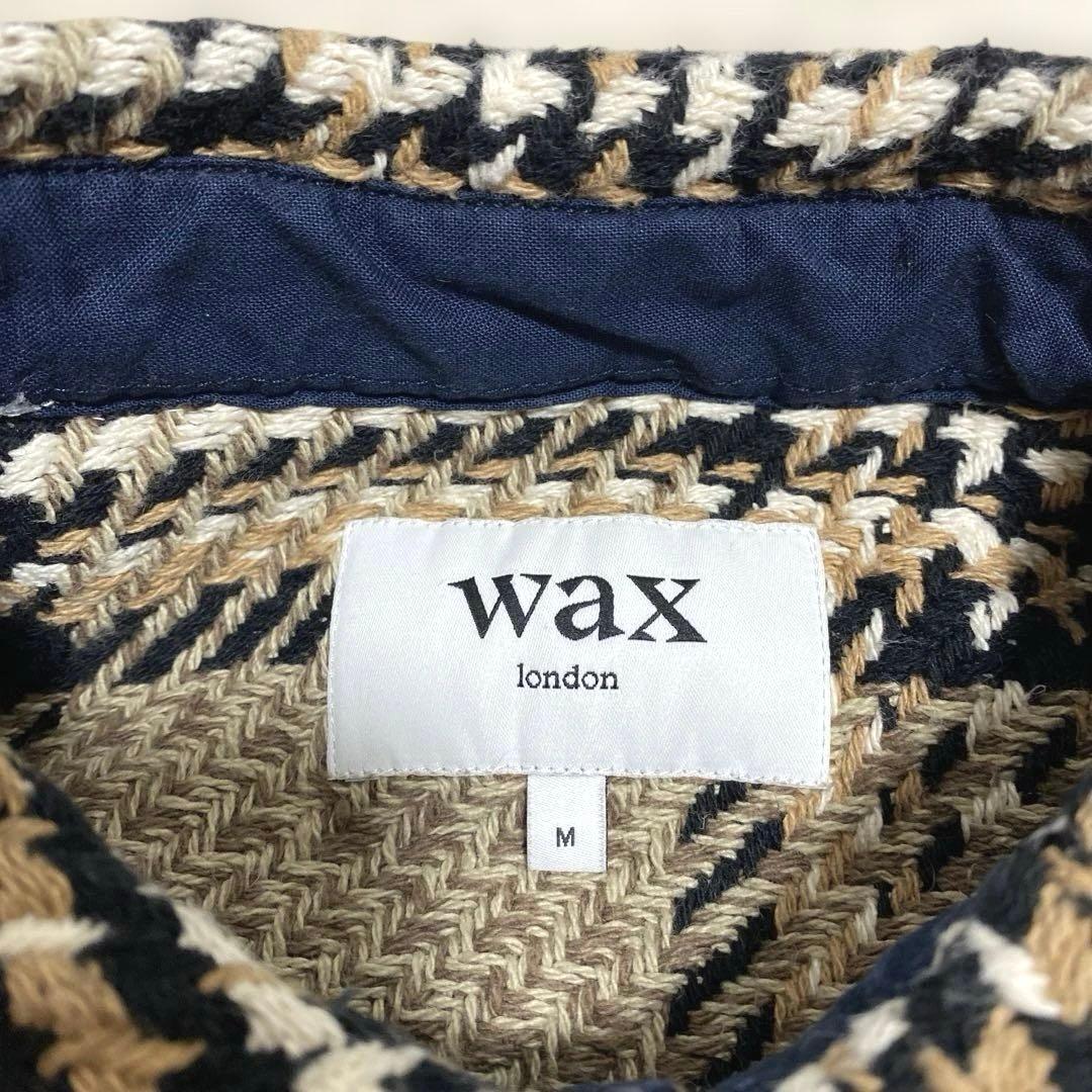 美品！wax london ワックスロンドン バスケットチェックシャツ M