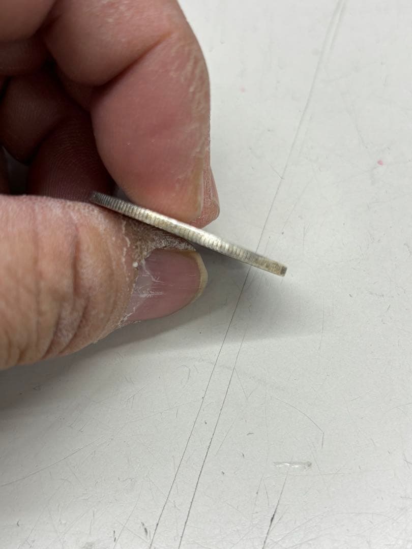 C3340【レア】旭日竜50銭銀貨　明治3年