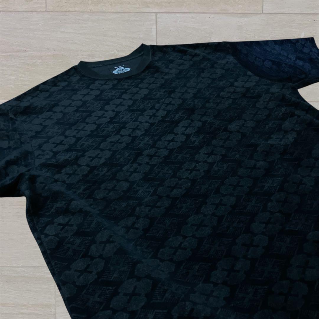 GAKKIN × BUDSPOOL 花罰家紋 VELOUR S/S TEE XL