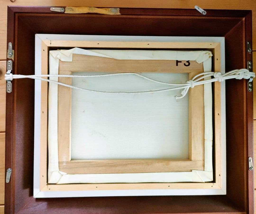 「クロアチア ドブロニク(市場)」 Masa Saigusa 油彩 F3 額装