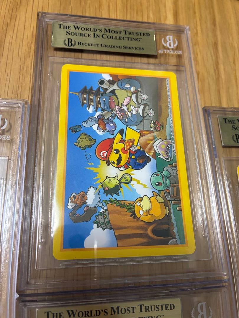 BGS10★BGS9.5☆マリオピカチュウ スペード ポケモントランプ