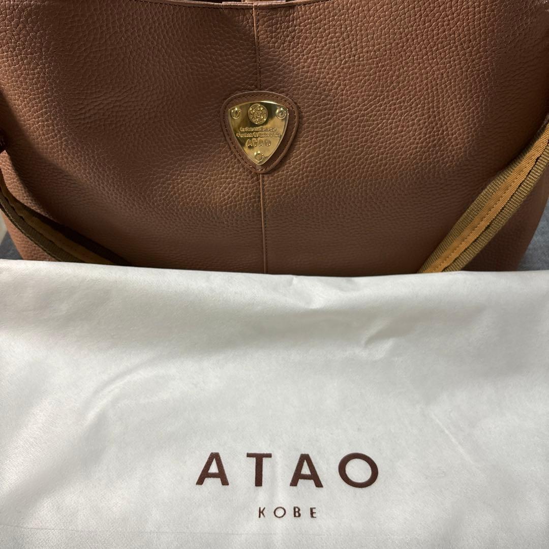 【未使用品】ATAOアタオ 2wayショルダーバック エルヴィ アーモンド