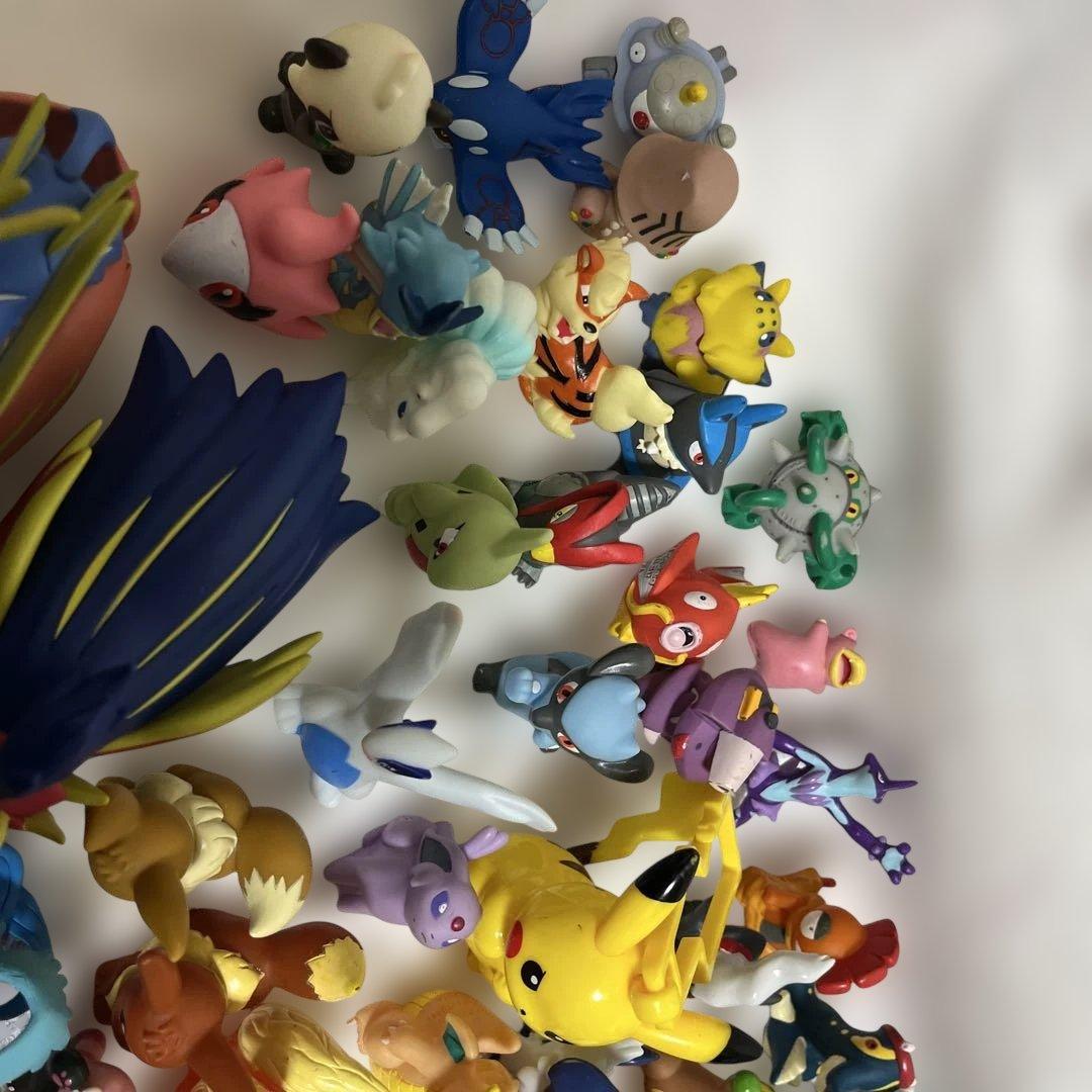 ポケモン　ソフビ　指人形フィギュア 96個 クリア有り
