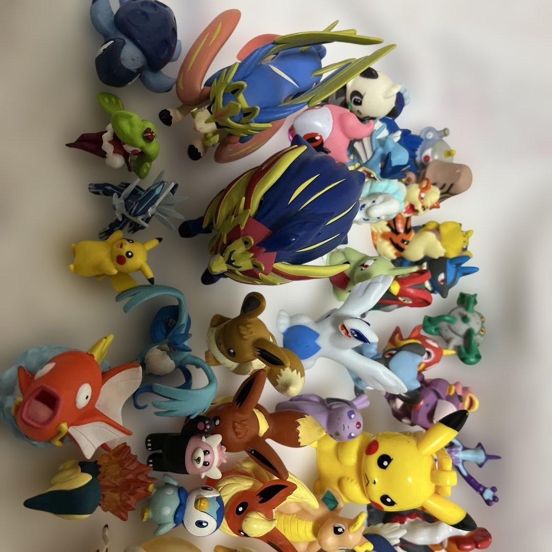 ポケモン　ソフビ　指人形フィギュア 96個 クリア有り